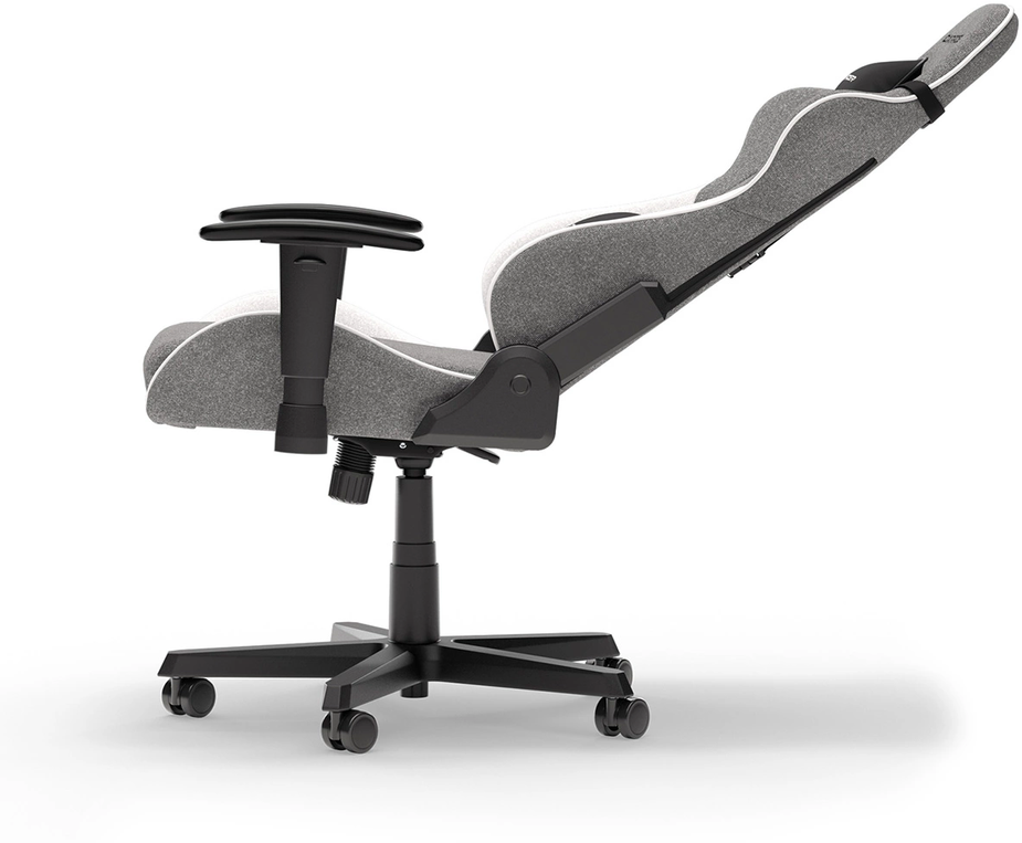DXRacer Formula Series L Pilkas &amp; Baltas Fabric (Pilka Balta Medžiaginė) Kėdė