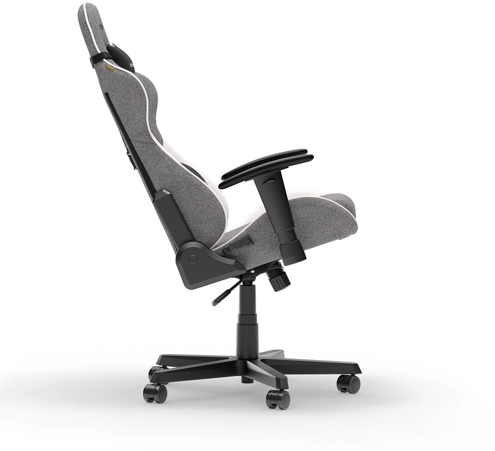 DXRacer Formula Series L Pilkas &amp; Baltas Fabric (Pilka Balta Medžiaginė) Kėdė