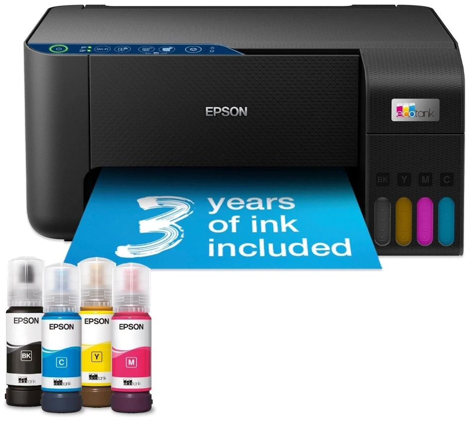 Daugiafunkcis spausdintuvas Epson EcoTank L3271 | Inkjet | Spalvotas | A4 | Wi-Fi | Juodas