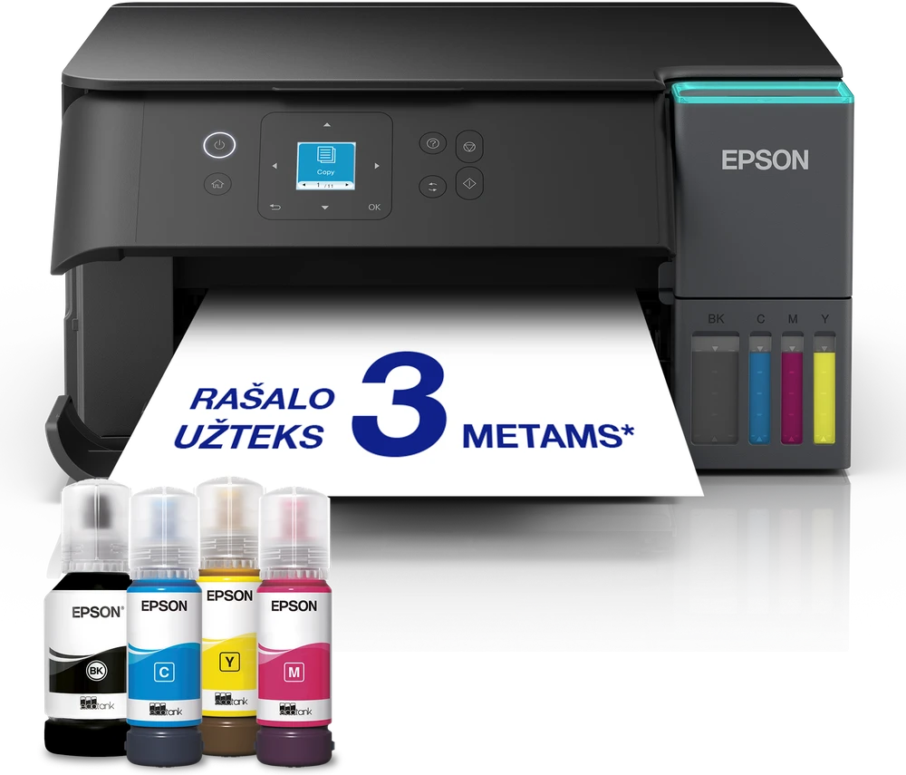 Spausdintuvas Epson | daugiafunkcis įrenginys | EcoTank L4360 | Inkjet | Spalvotas | A4 | Wi-Fi