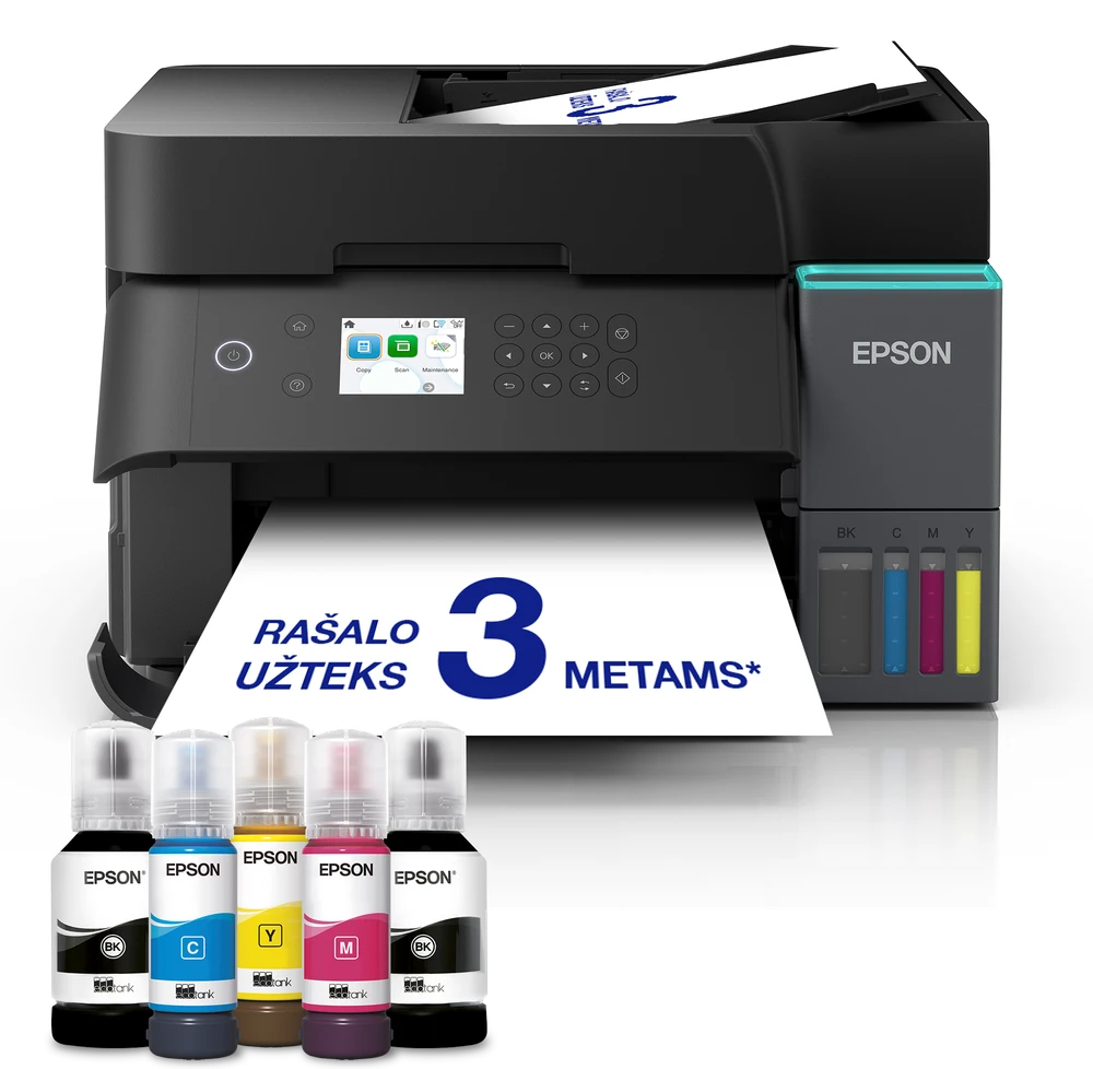 Spausdintuvas Epson | daugiafunkcis įrenginys | EcoTank L6370 | Inkjet | Spalvotas | A4 | Wi-Fi | Juodas