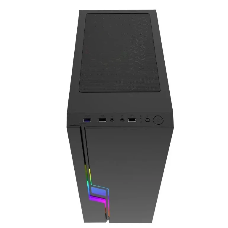 GEMBIRD kompiuterio dėklas Fornax 2000 - RGB LED STRIP RGB REAR FAN su spalvų reguliavimu