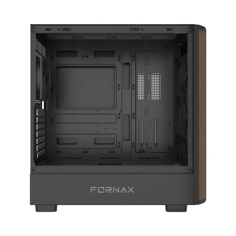 GEMBIRD Computer Case FC-WOOD wood imitation front panel SINGLE GLASS