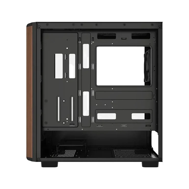 GEMBIRD Computer Case FC-WOOD wood imitation front panel SINGLE GLASS