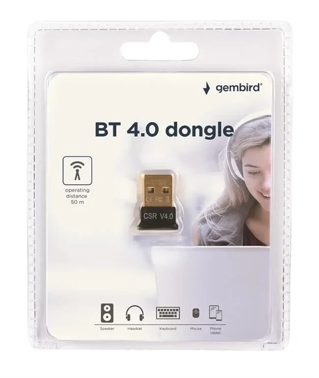 MicroConnect Gembird | USB „Bluetooth“ v. 4.0 adapteris | BTD-MINI5 | USB 2.0