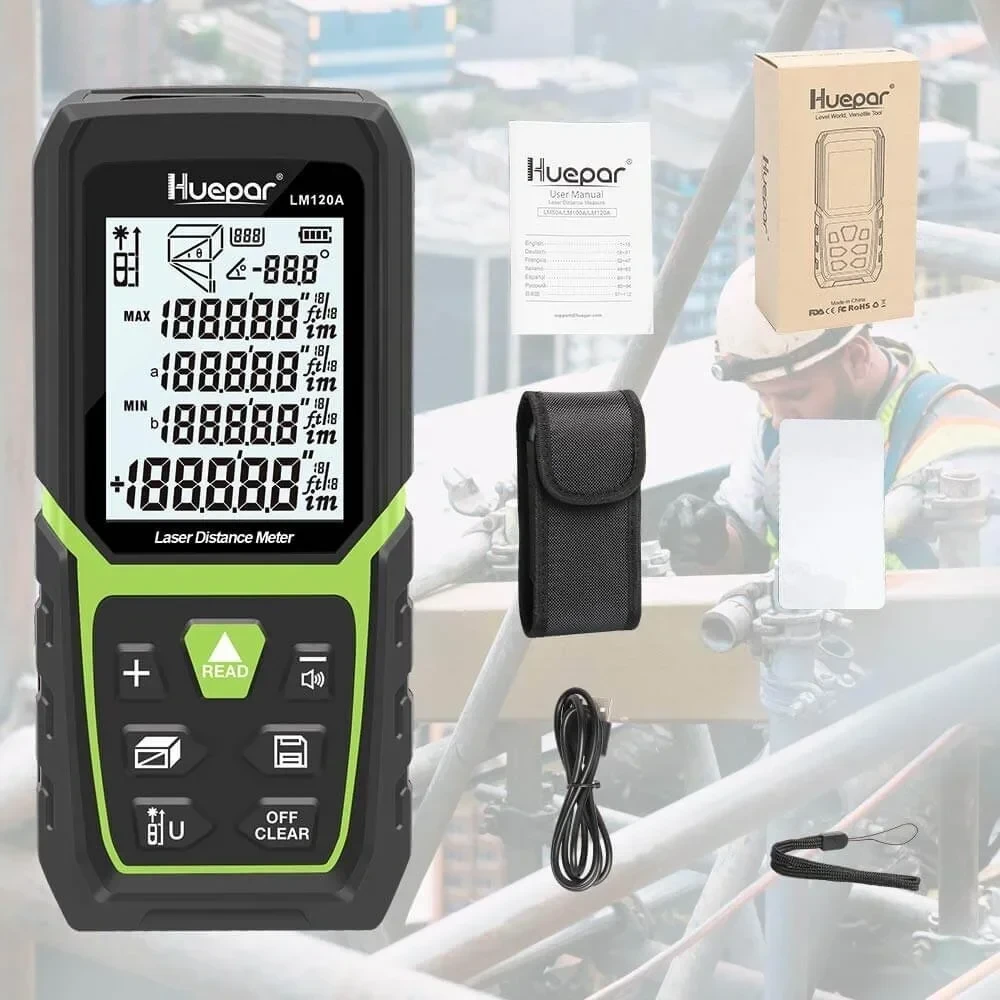 HUEPAR LM120A Lazerinis Atstumo Matuoklis