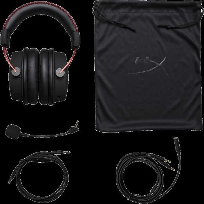 Žaidimų ausinės HyperX Cloud Alpha, Juodos