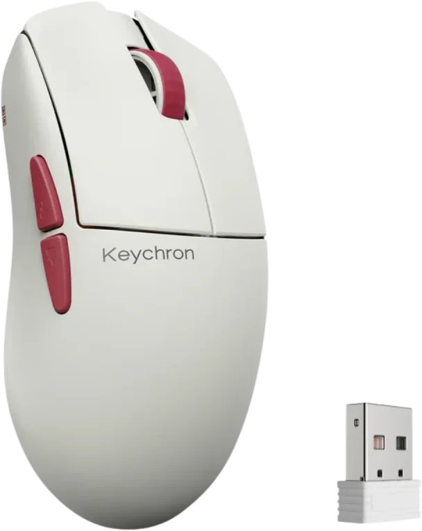 Keychron G4 Wireless Belaidė Žaidimų Pelė | Baltas