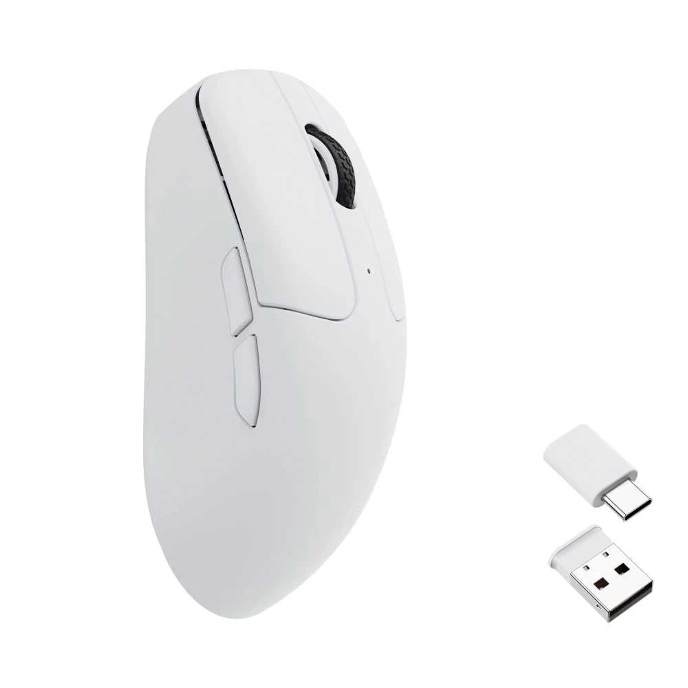 Keychron M2 Wireless (1000Hz) Baltas Belaidė Žaidimų Pelė baltos spalvos (M2-A3)