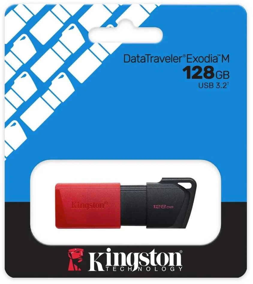 USB laikmena Kingston 128GB USB 3.2 Gen 1 DataTraveler Exodia M