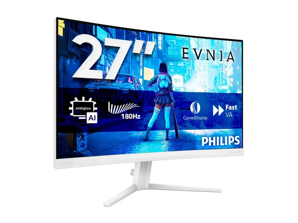 Monitorius Philips | 27M2C5201L/00 | 27 " | VA | 16:9 | 180 Hz | 1 ms | 1920 x 1080 pikselių | 300 cd/m² | HDMI jungtys quantity 2 | Baltas