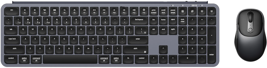 Klaviatūra Keychron B6 Pro + BM24 Combo (KCBD4) Belaidės Klaviatūros ir Pelės Rinkinys
