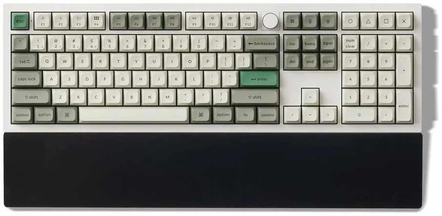 Klaviatūra Keychron Silicone Palm Rest PR52 100% (447 x 79.5 x 18 mm) Atrama Riešui