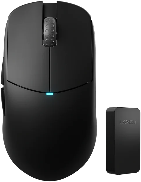 HP Lamzu Atlantis V2 4K Juodas Belaidė Žaidimų Pelė juodos spalvos