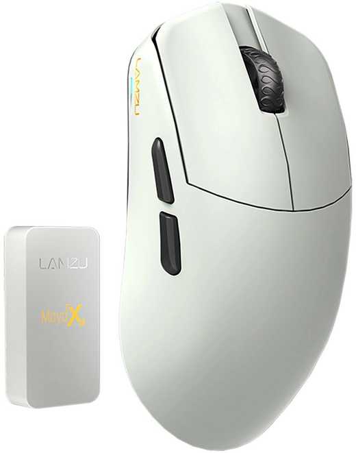 Lamzu MAYA X Wireless 8K Cloud Pilkas (Pilka) Belaidė Žaidimų Pelė