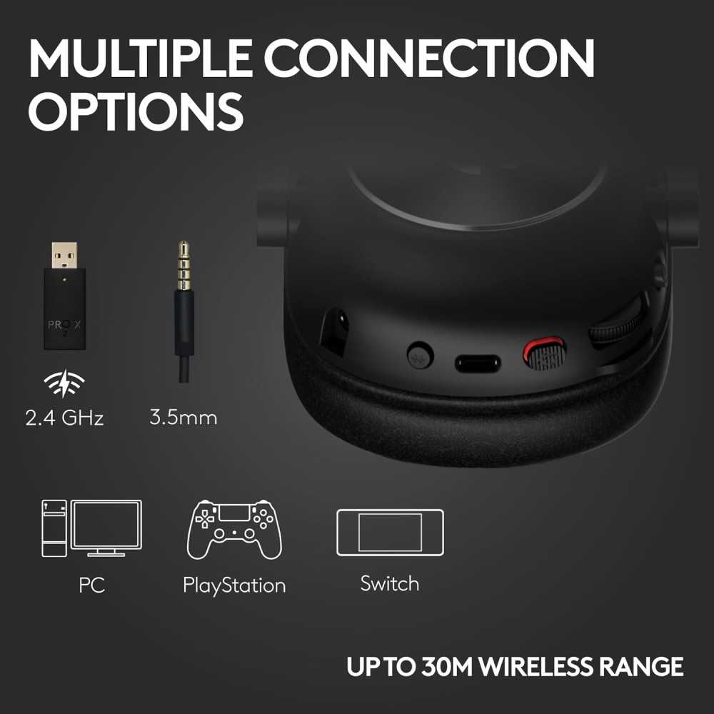 Logitech G PRO X 2 LIGHTSPEED Belaidės Belaidės Žaidimų Ausinės | Baltas