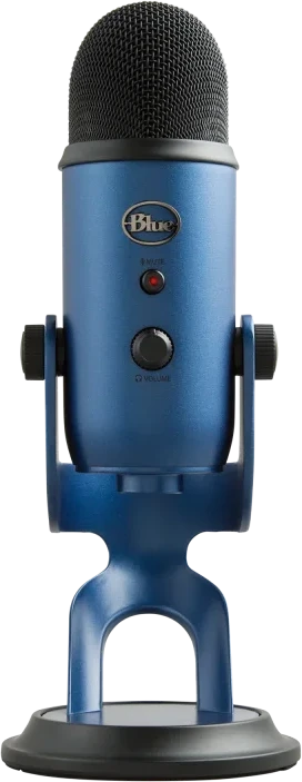 Logitech Mėlyna Mikrofonas Mėlyna Yeti USB - Mėlyna spalva