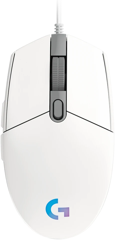 Pelė žaidimams Logitech G102 Lightsync, Balta