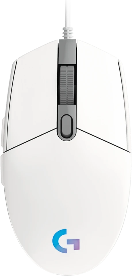 Logitech G102 Lightsync Žaidimų Pelė | Baltas