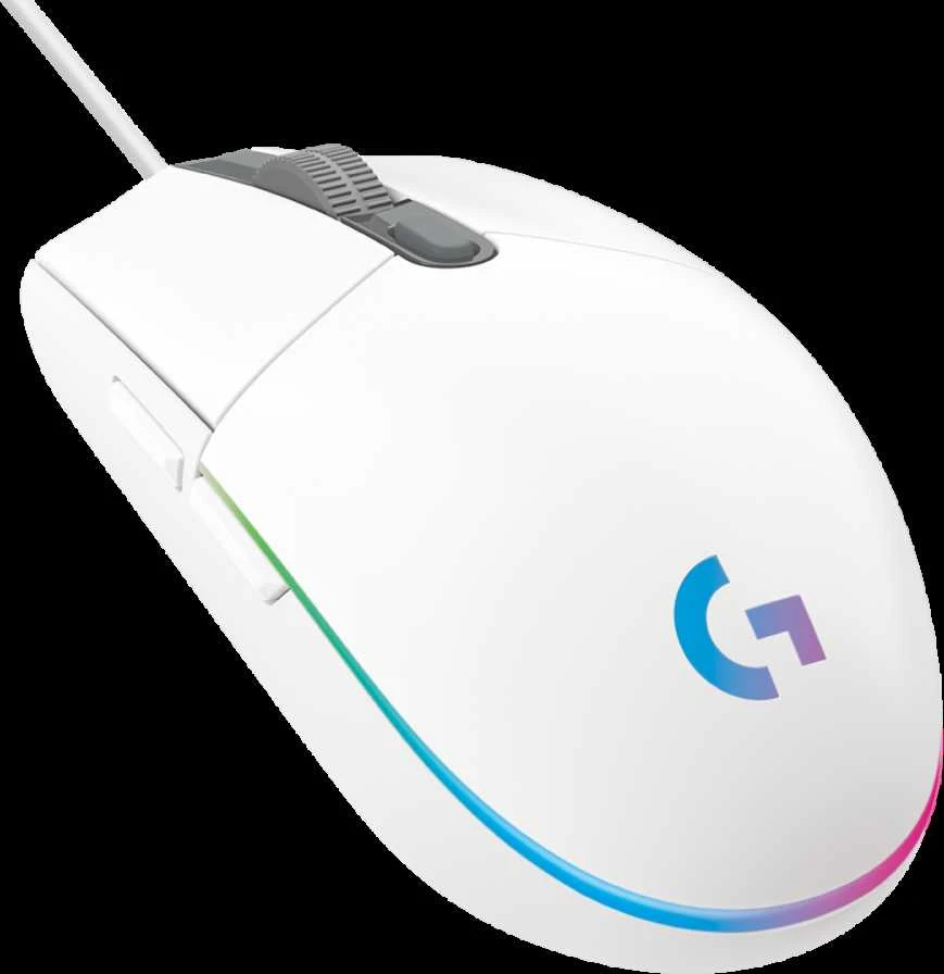 Logitech G102 Lightsync Žaidimų Pelė | Baltas