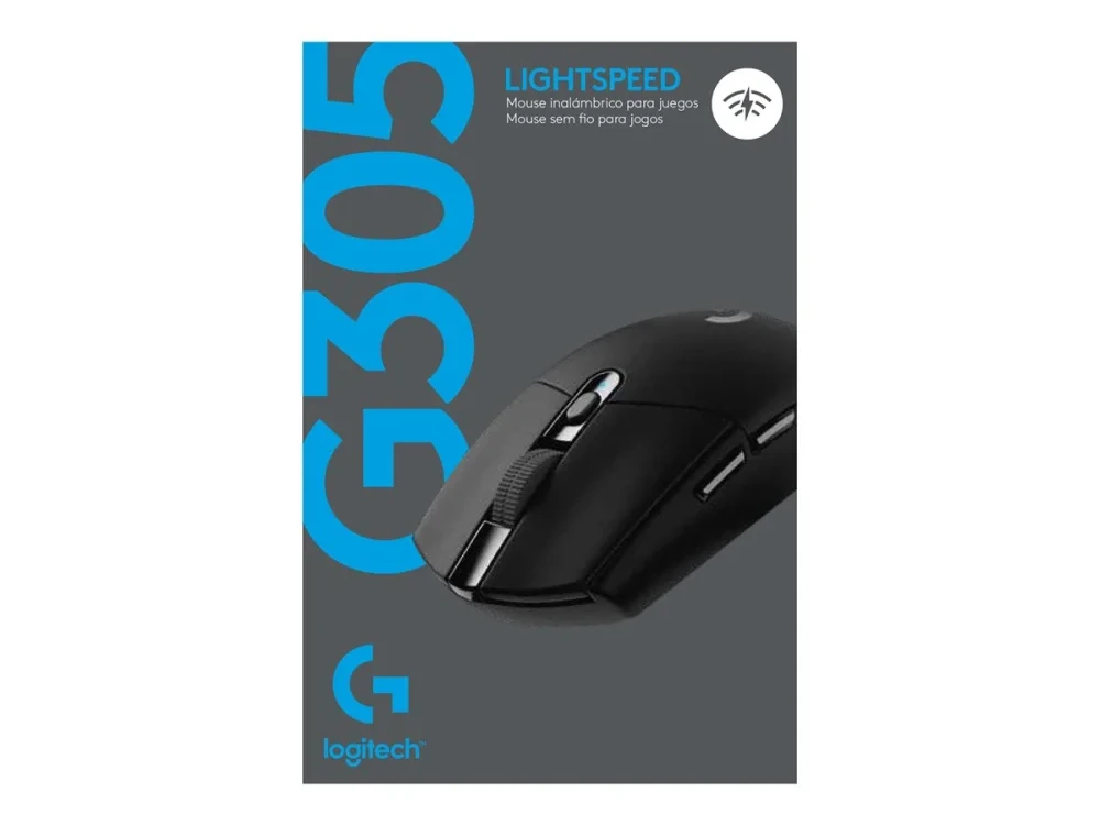 Pelė žaidimams Logitech G305, juodos spalvos