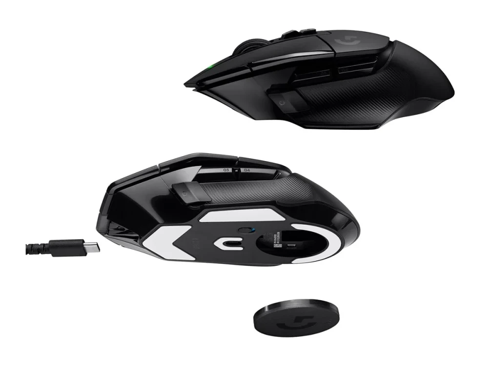 Belaidė žaidimų pėlė Logitech G502 X Lightspeed, Juodos spalvos