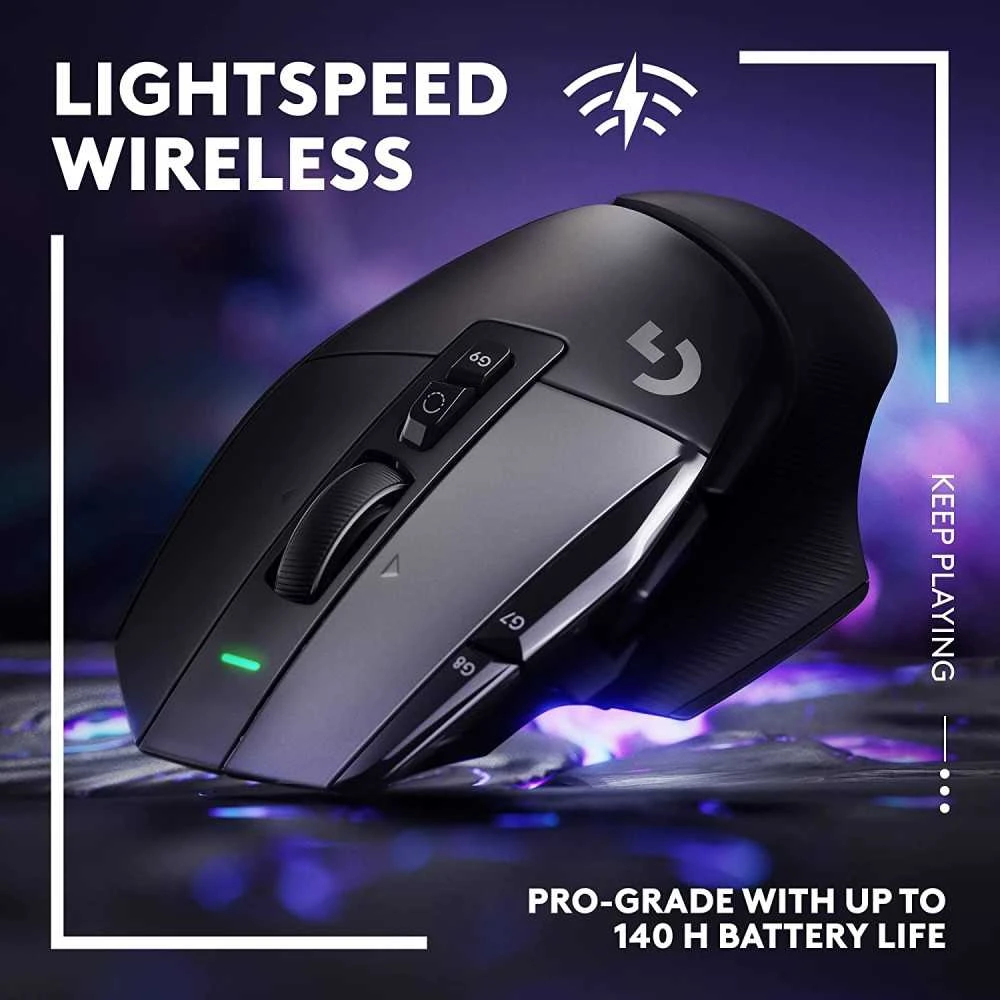 Logitech G502 X LIGHTSPEED Wireless Belaidė Žaidimų Pelė | Juodas