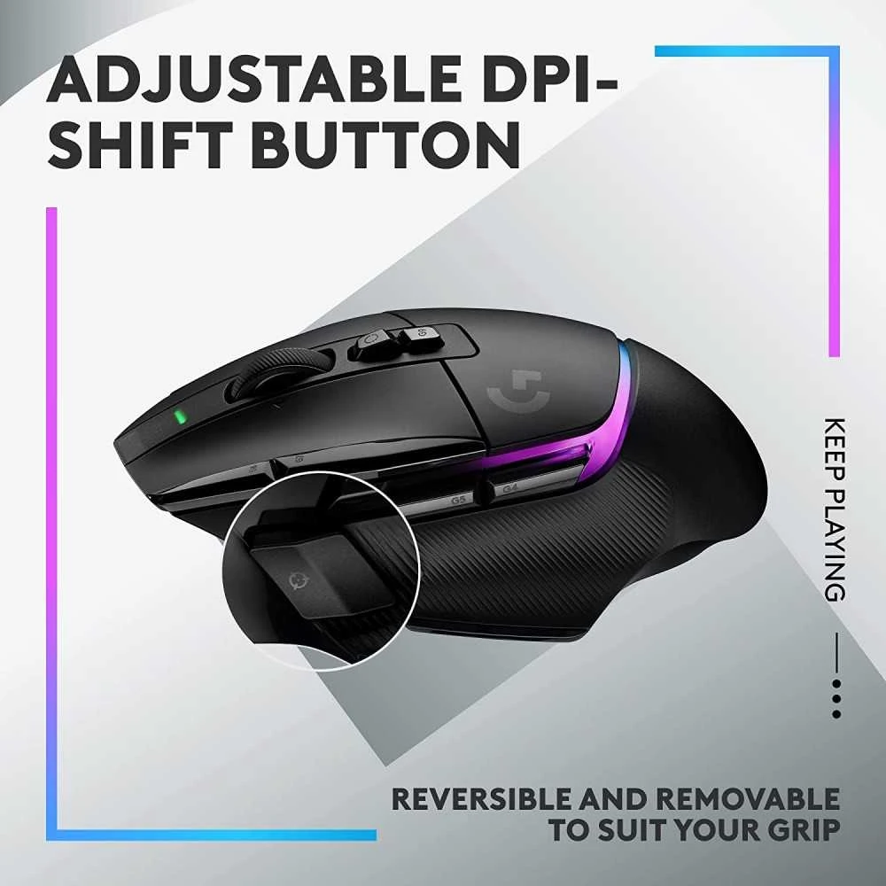 Žaidimų Pelė Logitech G502 X PLUS, juoda