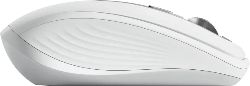 Belaidė pelė Logitech MX Anywhere 3S - RF belaidė + Bluetooth, lazerinis, 8000 DPI, Pale Pilkas (Baltas)