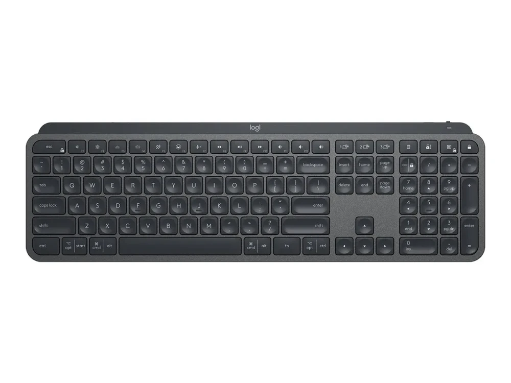 Pelė Logitech MX Keys Combo Gen 2 | Graphite, Membrane