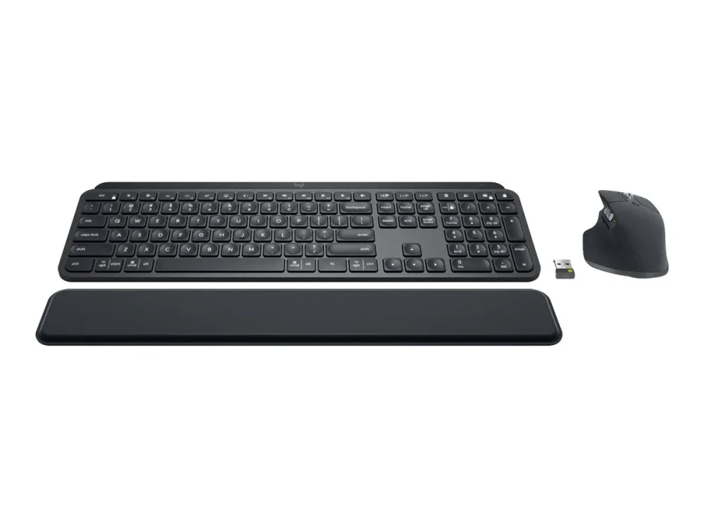 Pelė Logitech MX Keys Combo Gen 2 | Graphite, Membrane