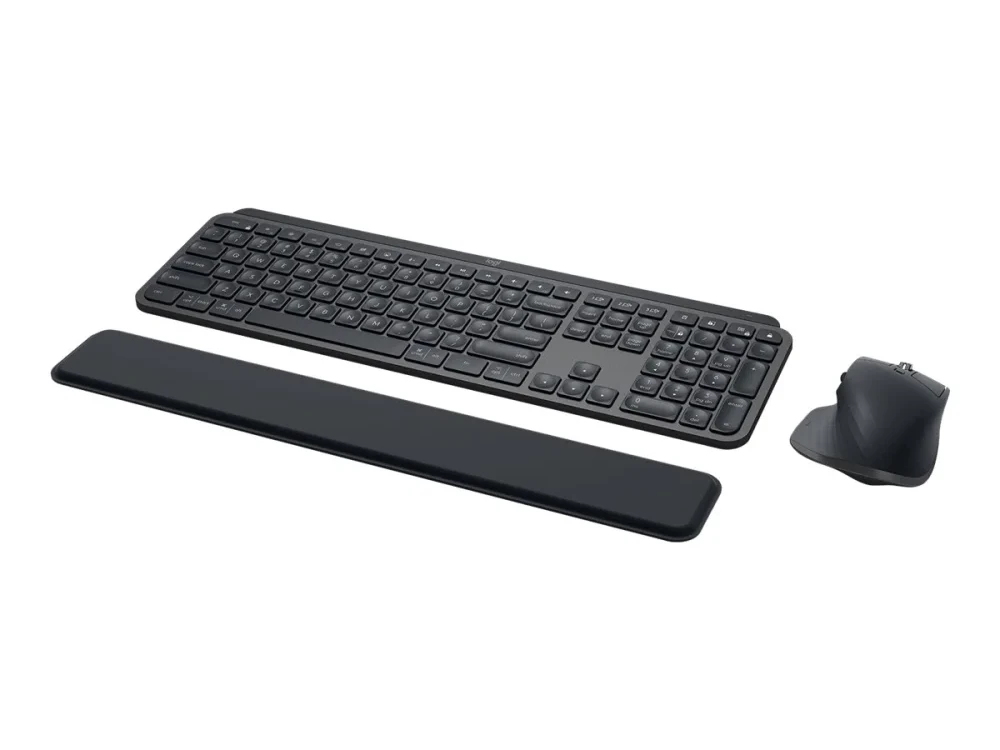 Pelė Logitech MX Keys Combo Gen 2 | Graphite, Membrane