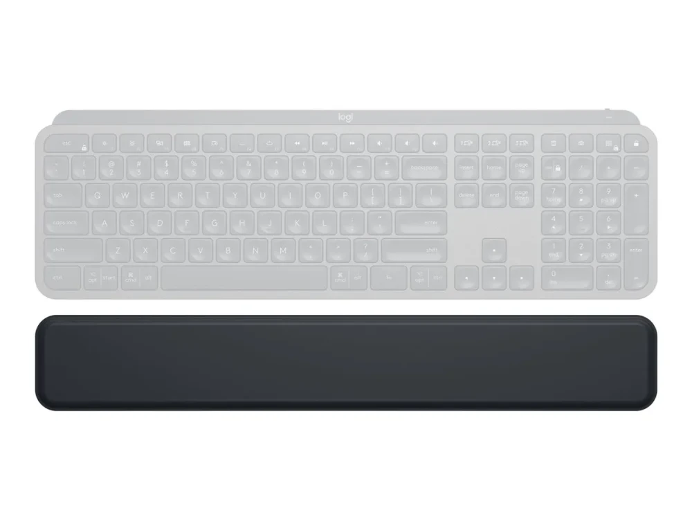 Klaviatūra LOGITECH MX Keys riešo atrama (juoda)