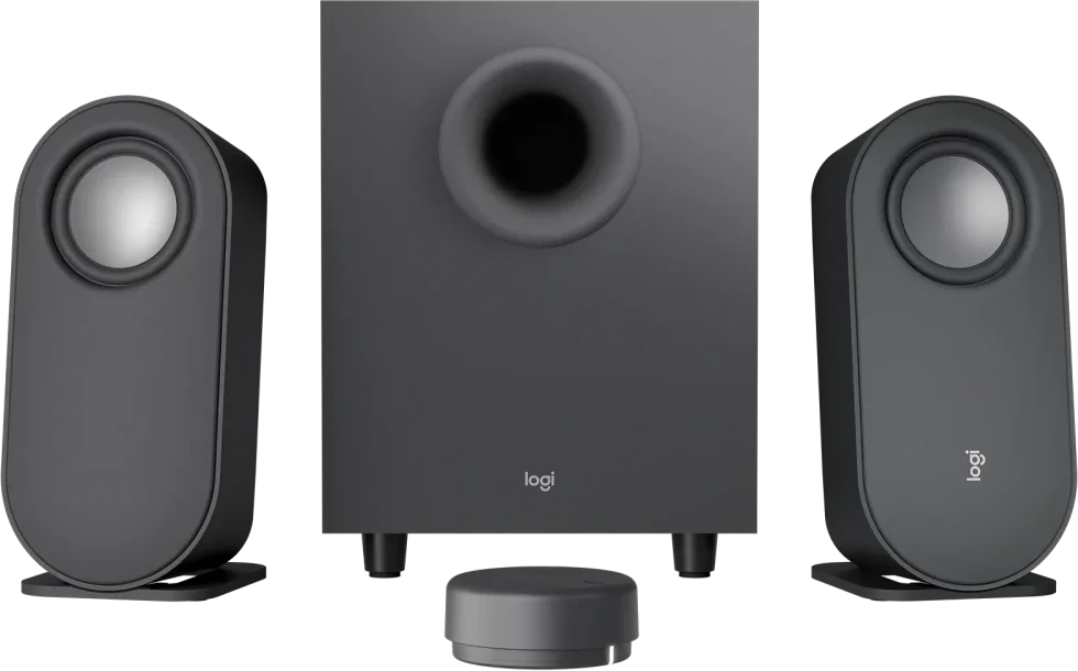 Logitech Z407 Bluetooth kompiuterio garsiakalbiai su žemųjų dažnių garsiakalbiu ir belaidžiu valdymu