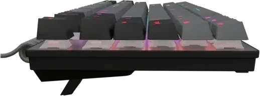 LORGAR Azar 514TKL, su laidu RGB mechaninė klaviatūra žaidimams, juodas, EN išdėstymas