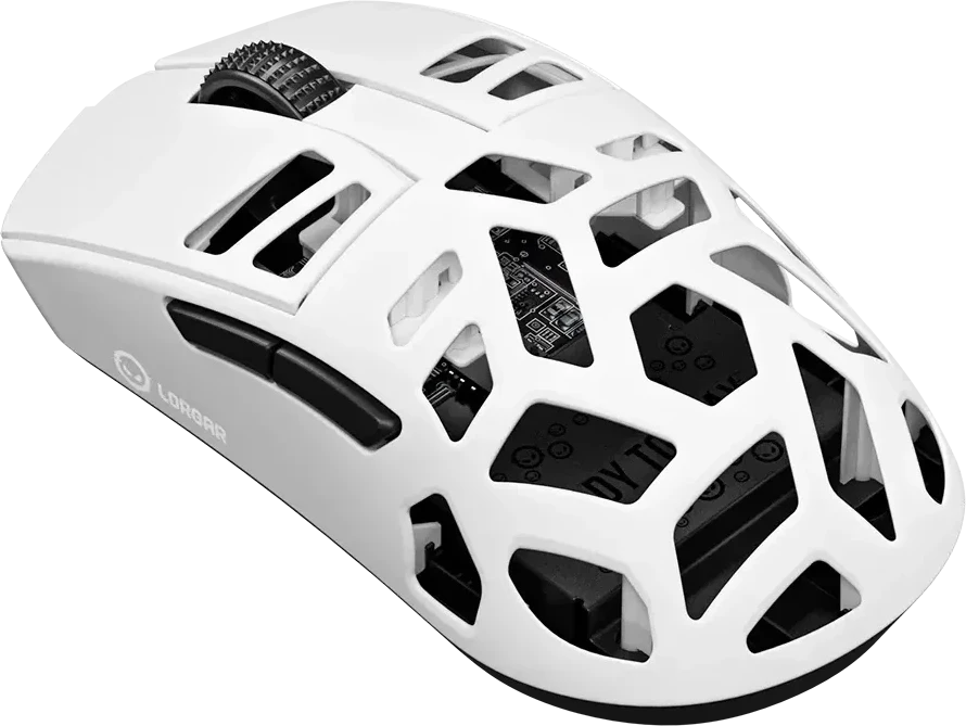 LORGAR Pelė žaidimams MSE90W Elite Wireless Magnesium Baltas