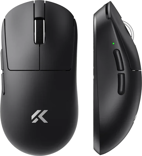 MCHOSE A7 V2 Ultra Wireless Belaidė Žaidimų Pelė | Juodas