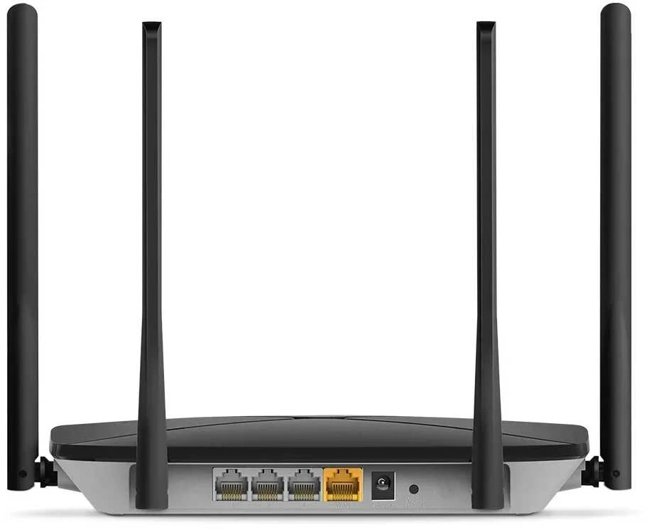 TP-LINK MERCUSYS AC12G AC1300 dviejų dažnių WiFi 802.11ac gigabito maršrutizatorius, 4xLAN, 1xWAN