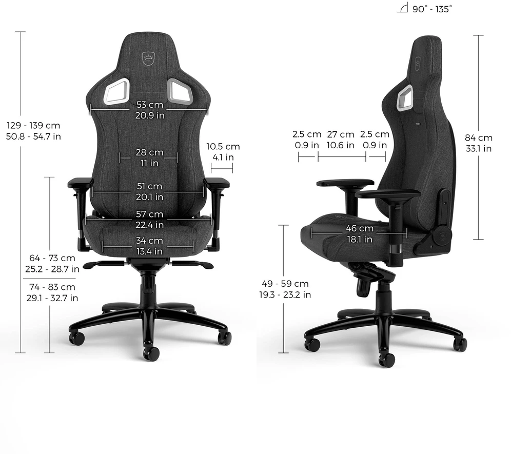 Žaidimų kėdė Noblechairs EPIC TX Fabric Gaming Chair
