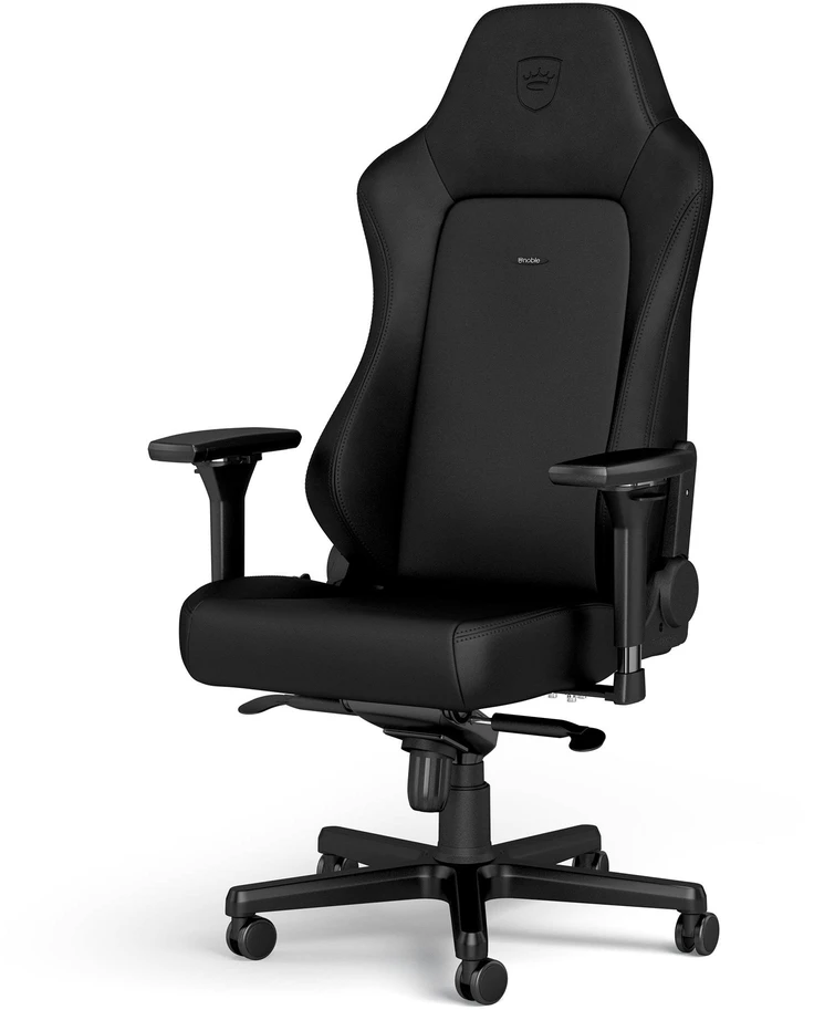 Žaidimų kėdė Noblechairs HERO High-tech faux leather Gaming Chair, Black Edition