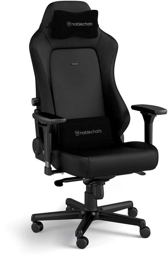Žaidimų kėdė Noblechairs HERO High-tech faux leather Gaming Chair, Black Edition