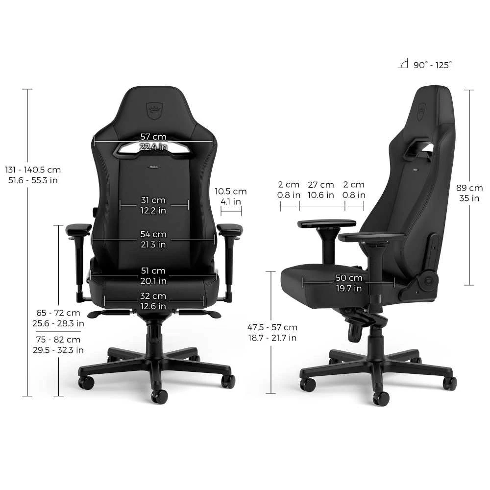 „noblechairs HERO ST“ žaidimų kėdė – „Juodas leidimas“