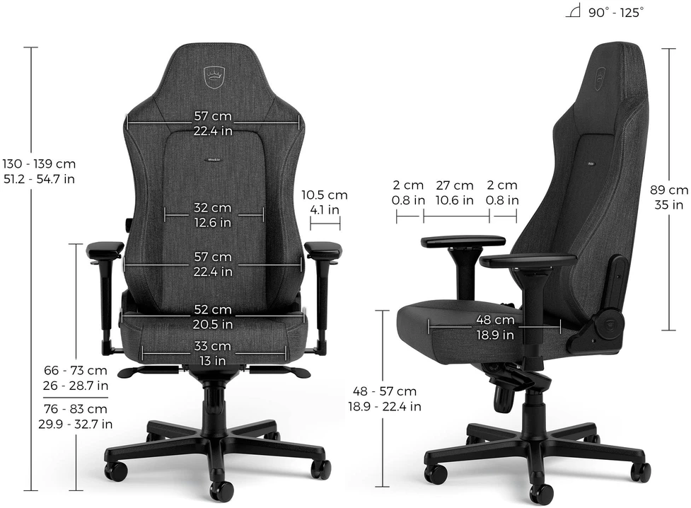 Žaidimų kėdė Noblechairs HERO TX Fabric Gaming Chair