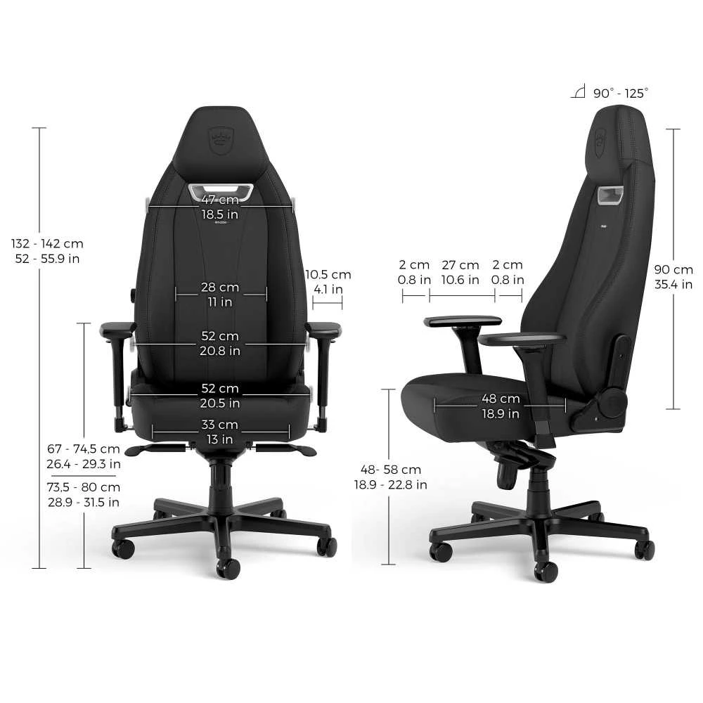 „noblechairs LEGEND“ žaidimų kėdė – „Juodas leidimas“