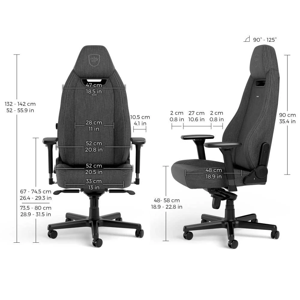 „noblechairs LEGEND TX“ žaidimų kėdė – antracito spalvos