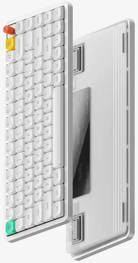 NuPhy Air75 V3 Wireless Belaidė Žaidimų Klaviatūra | Nova Baltas, Raudona Nano