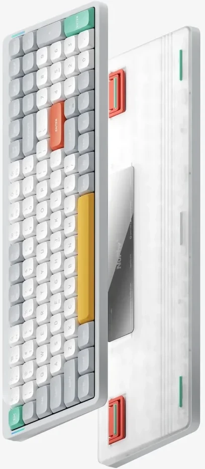 NuPhy Air96 V2 Wireless Belaidė Žaidimų Klaviatūra | Ionic Baltas, Gateron Moss