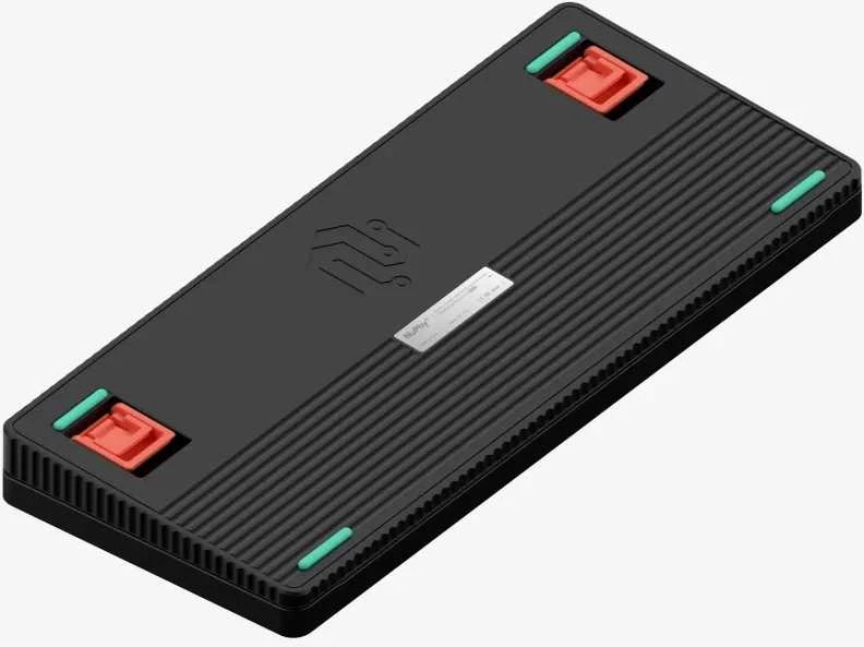 NuPhy Halo75 V2 IO Wireless Belaidė Žaidimų Klaviatūra | Obsidian Juodas, Raudona Max