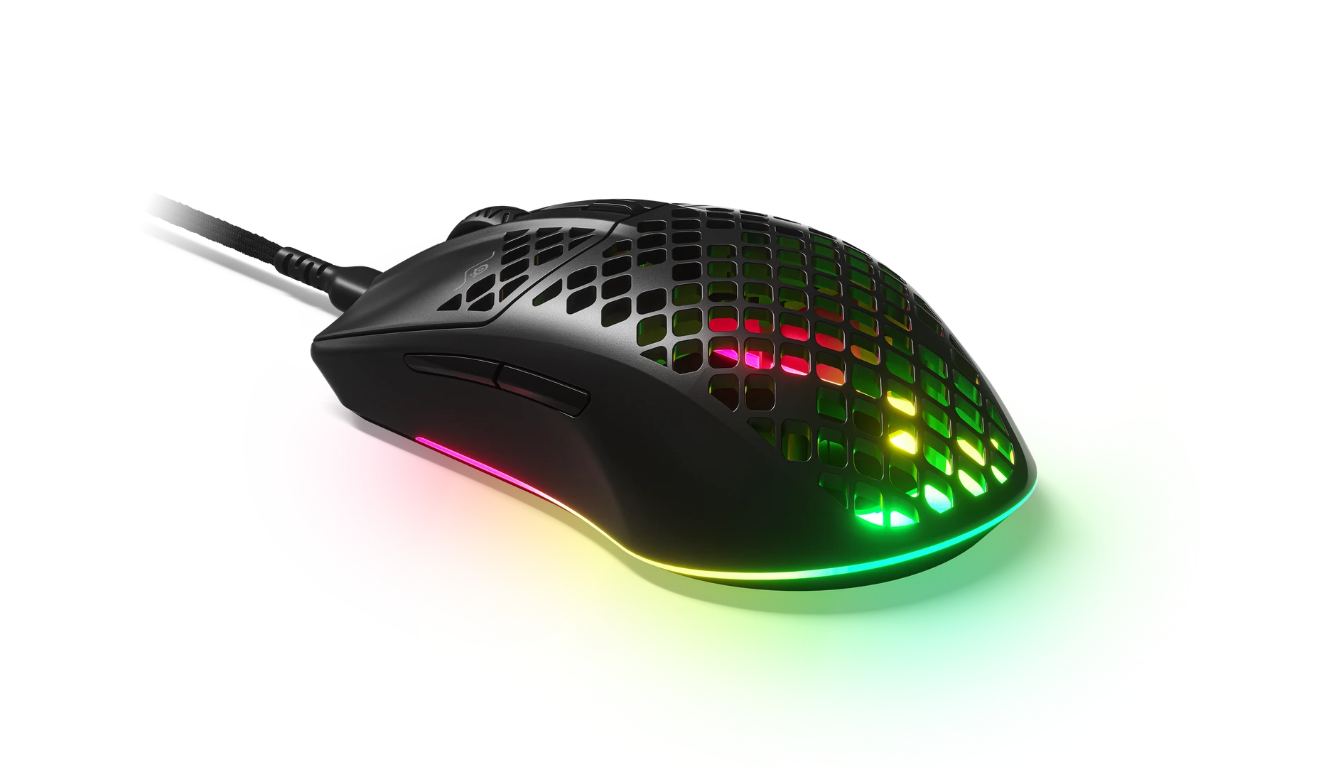 Žaidimų pelė SteelSeries Aerox 3 Onyx , Juodos spalvos