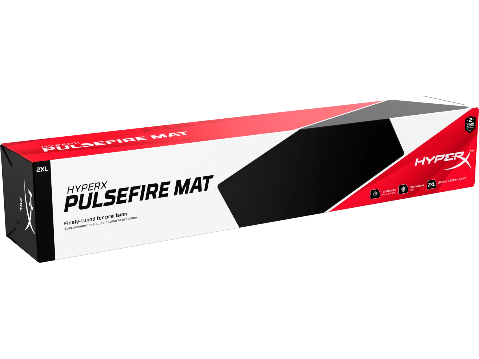 HyperX Pulsefire Mat - Žaidimų pelės kilimėlis, 2XL dydžio, 1220mm x 610mm